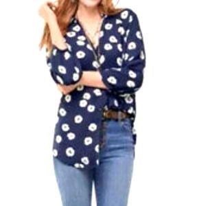 Cabi 5705 Go To Blouse  Navy